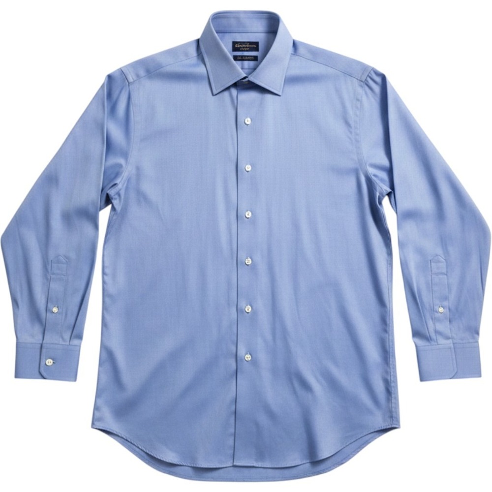 Brooks Brothers Madison Non-Iron Supima Cotton Dress Shirt Blue 17-34 Mens